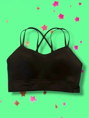 💞🍋LULULEMON Like a Cloud Longline Bra Light Support B/C Cup • BLACK • SMALL